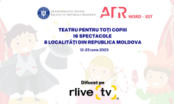 „Teatru pentru toții copiii” pe RLIVE TV. DRRM sprijină organizarea a 16 spectacole de ATR Nord-Est în Moldova