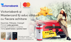 Victoriabank și Mastercard îți aduc căldură cu fiecare tranzacție în noua promoție de iarnă