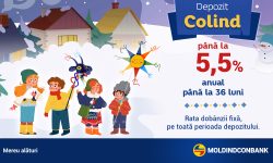 Depozitul ”Colind” de la Moldindconbank, acum mai avantajos ca niciodată