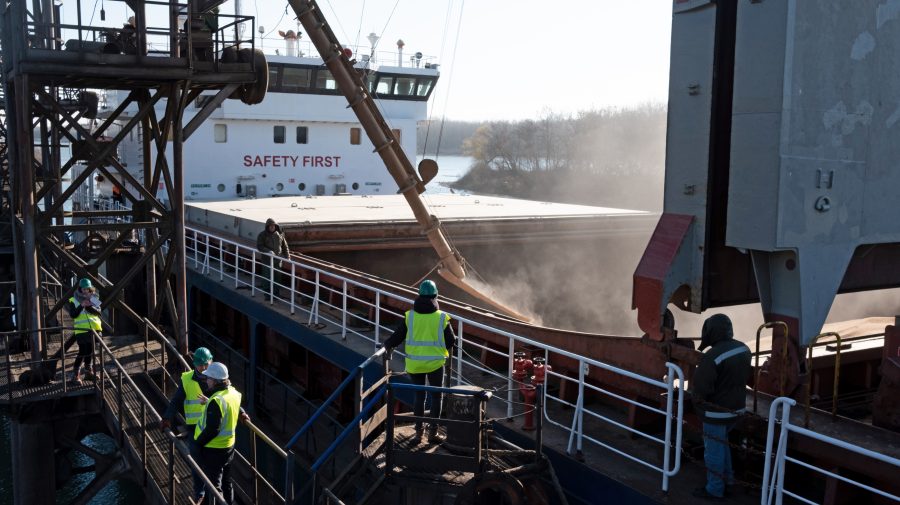 Expansiune: Vapoarele de la Giurgiulești au fost pline, anul trecut, cu cereale, carburanți și ulei de florea-soarelui