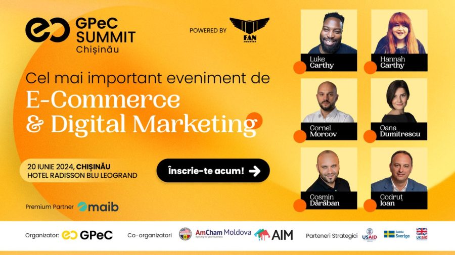 Chișinău găzduiește a doua ediție a GPeC SUMMIT: Eveniment major de E-Commerce și Digital Marketing