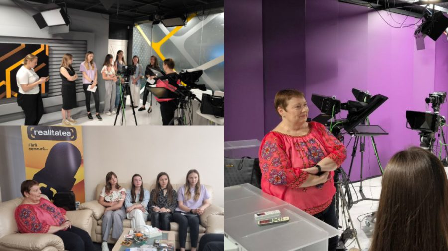 Lecţii de jurnalism TV cu realizatoarea de talk-show-uri Valentina Ursu. Programul de Internship continuă la RLive TV