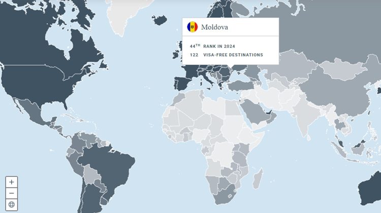 Topul celor mai puternice pașapoarte: Singapore domină, Moldova pe locul 44