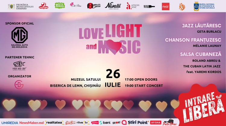 Festivalul muzical îndrăgit “Love, Light & Music” revine cu o nouă ediție spectaculoasă!
