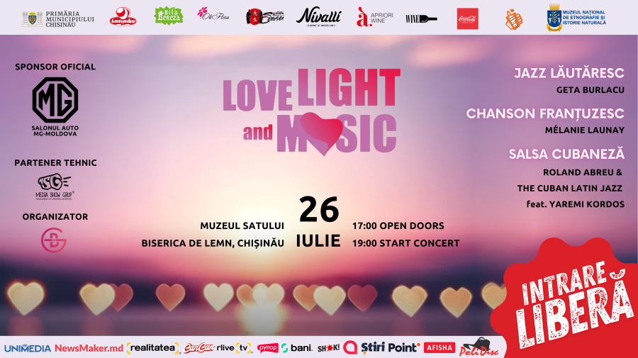 Festivalul muzical îndrăgit “Love, Light & Music” revine cu o nouă ediție spectaculoasă!