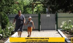 Cinci instituții social-culturale din Zăbriceni conectate la noul sistem de canalizare