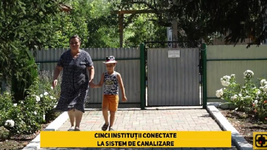 Cinci instituții social-culturale din Zăbriceni conectate la noul sistem de canalizare
