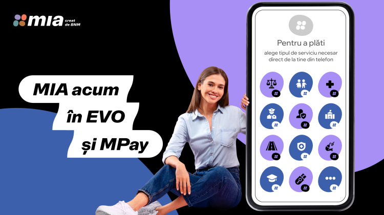 Ai taxe de plătit? Fă-o simplu, cu MIA – în EVO și MPay!