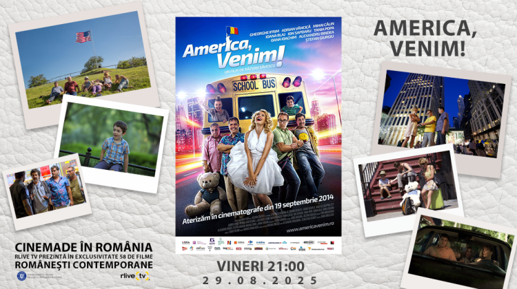 VIDEO CineMADE in Romania: Filmul „America Venim” de Răzvan Săvescu, la 21:00, la RLIVE TV