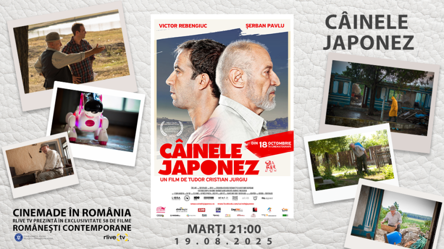 VIDEO CineMADE în România: Filmul „Câinele japonez” de Tudor Cristian Jurgiu, la 21:00, pe RLIVE TV