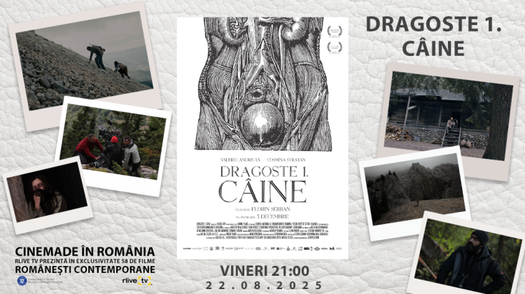 CineMADE în România: Filmul „Dragoste 1. Câine” de Florin Șerban, la 21:00, în exclusivitate la RLIVE TV
