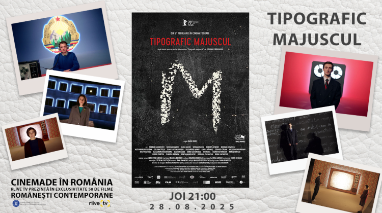 CineMADE in Romania: Filmul „Tipografic Majuscul” de Radu Jude, la 21:00, la RLIVE TV