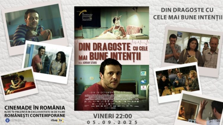 CineMADE in Romania: Filmul „Din dragoste cu cele mai bune intenții”, la 22:00, la RLIVE TV