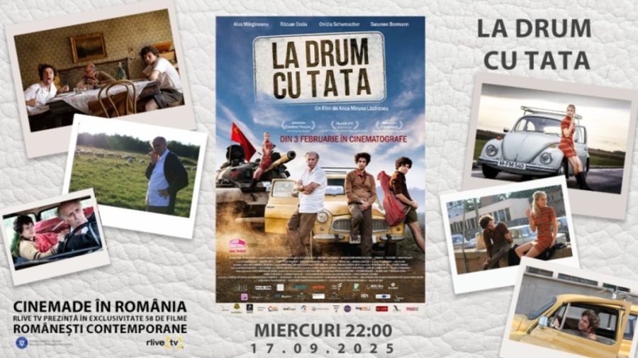 CineMADE in Romania: Filmul „La drum cu tata”, miercuri, începând cu 22:00, la RLIVE TV