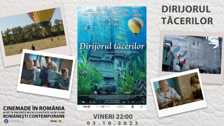 CineMADE in Romania: Urmăriți filmul „Dirijorul tăcerilor” cu Maia Morgenstern începând cu 22:00 la RLIVE TV